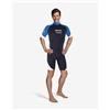 MARES Maglia per sport acquatici Mares Thermo Guard a maniche corte, 0,5 mm, nera e blu - M