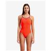 Arena Costume da bagno Arena Performance Solid Tie Back arancione donna - 32