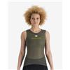 Sportful Canotta intima Sportful Pro verde oliva donna - L