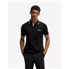 Boss Polo Boss Green Paddy Pro Logo manica corta nero puro marrone - S