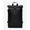 Rains Zaino Rains Rolltop Rucksack Large W3 28L nero