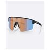 Bliz Occhiali Bliz P004 Small Nero Opaco con lente Nano Optics Coral Orange Mirror Blue
