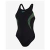 Speedo Costume Speedo Placement Muscleback nero verde donna - 28