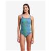 Arena Costume da bagno Arena Performance Snakeskin Lightdrop Back blu elettrico verde donna - 30