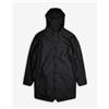 Rains Giacca con cappuccio Rains Long Jacket W3 nero puro - S