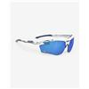 RUDY PROJECT Occhiali Rudy Project Propulse UTMB bianco con lenti specchiate blu