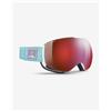 Julbo Maschera Julbo Shadow azzurro con lente fotocromatica Reactiv 0-4 High Contrast rosso