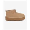 Ugg Scarponi UGG Classic Ultra Mini Platform beige bambino - 32.5