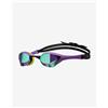 Arena Occhialini da nuoto Arena Cobra Ultra Swipe lilla nero giallo con lenti specchiate lilla