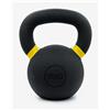 Leffort Kettlebell ferro Leffort 16 kg nero giallo