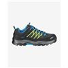 CMP Scarpe CMP Rigel Low WaterProof nero blu verde fluorescente junior - 39