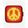 knog Luce posteriore Knog Blinder Peace rosso nero