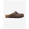 Birkenstock Sabot Birkenstock Boston Birko-Flor calzata stretta marrone topo bambino - 27
