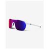 Julbo Occhiali Julbo Frequency Groupama-FDJ bianco blu con lente a specchio Spectron HD 3 blu