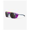Julbo Occhiali Julbo Slack Cover blu traslucido con lenti specchiate Spectron 3 marrone