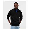 Tommy Hilfiger Felpa Regular Fleece Half Zip Tommy Jeans nero - XL