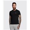 Lyle & Scott T-shirt manica corta Lyle & Scott Plain nero giallo - XL