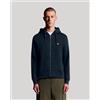Lyle & Scott Felpa con cappuccio Lyle & Scott Through Full Zip blu scuro - L