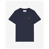 Lyle & Scott T-shirt Lyle & Scott Plain manica corta blu scuro - M