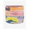 Buff Merino Heavyweight Prints arancione rosa blu