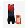 Finisseur Body triathlon Finisseur Pro Gradient smanicato + Boa Finisseur Open Water 28L rosso nero - XS