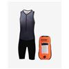 Finisseur Pack Body triathlon Finisseur Pro Gradient senza maniche + Boa Finisseur Open Water 28L grigio nero - XS