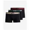 Boss Boxer BOSS Trunk Power nero beige rosso (3 unità) - S