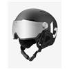 Bolle Casco Bollé Might Visor nero con lente a specchio Brown Gun grigio - L