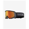 Bolle Maschera Bollé BEDROCK PLUS con lente a specchio rosso arancio