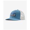Patagonia Cappellino Patagonia P-6 Logo Trucker blu bianco