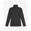 Icebreaker Maglia Icebreaker Merino 260 Oasis Vertex Crewe Alpine Geo Half Zip nero grigio donna - XS