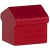 Halmakegel.com Monopoly Hotel - 15x15x15mm - Rosso