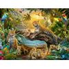 Ravensburger Puzzle 12000738 Leopardenfamilie im Dschungel - 1500 Teile Puzzle f