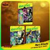 PremiumTech Super7 Mars Attacks ReAction 9,5 cm Fosforescente Set Esclusivo Boodega