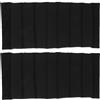 CALLARON Divisori Imbottiti per Borsa Fotografica 2 Pezzi Nero Nylon | Separazione Interna Fissaggio a Strappo, Pannello Ammortizzante, per Corpi Macchina e Droni