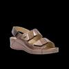 SCHOLL SHOES NIVES 2 STRAPS SANDALO 25 SYNLAM W BRONZE 39