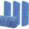 Microfiber Wholesale Confezione da 3 testine di ricambio per mocio Cinch, in microfibra, per la pulizia dei pavimenti. Mocio da parete con cuscinetti lavabili riutilizzabili, compatibili con Cinch Mop