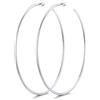GoldChic Orecchini Cerchio Donna Semplici, Leggeri e Comodi Larghezza 2 mm | Leggeri e Ipoallergenici, Argento/Oro/Oro Rosa/Nero, 15 mm/20 mm/30 mm/40 mm/50 mm/60 mm/70 mm/80 mm/90 mm/100 mm