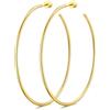 GoldChic Orecchini Cerchio Donna Semplici, Leggeri e Comodi Larghezza 2 mm | Leggeri e Ipoallergenici, Argento/Oro/Oro Rosa/Nero, 15 mm/20 mm/30 mm/40 mm/50 mm/60 mm/70 mm/80 mm/90 mm/100 mm