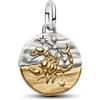 PANDORA Medaglione ME 764985C01 Scorpione con zirconi