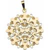 Giuseppe Di Rienzo Gioielli Di Rienzo Giuseppe Gioielli Ciondolo Presentosa dʼAbruzzo con due Cuori | Argento 925‰ laminato in Oro Giallo CI PB01CG