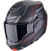 SCORPION EXO-TECH EVO CONQUER Nero opaco-Rosso L