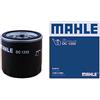 MAHLE Filtro olio Filtro ad avvitamento OC 1252 Compatibilità con PEUGEOT BOXER Furgonato, CITROËN JUMPER Furgonato, FORD Transit Custom V362 Van FY, FZ Transit Mk6 Furgonato V347, V348, FA