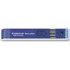 Staedtler 200-B Astuccio con 12 Mine Mars in Carbone, 2 mm, grigio | Mine di ricambio per matite a scatto, 130 mm - affidabili, in confezione - Codice articolo 200-B