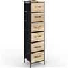 IDMarket - Mobile ausiliario a 6 cassetti Utah 30 cm, cassettiera, Mobile Contenitore in Stile Industriale