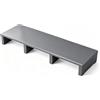 Moubhjd robusto poggiapiedi per adulti 90×30×15cm Grigio | altezza 11/15/20 cm, scala multiuso per camera da letto, bagno, cucina