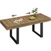Yaheetech Tavolo da Pranzo Allungabile 160-200 cm per 6-8 Persone | Tavolo Rettangolare per Cucina, Sala da Pranzo, Soggiorno e Ufficio