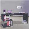 Generico Scrivania, 180x60x77.5 cm, Report, Melaminico, Modello ESSE, Design Moderno Made in Italy