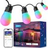 NEEWER NR01 Catena Luminosa per Esterni 30m, Controllo App Smart AI RGBW | Luci a Sospensione per Esterni Patio Balcone Giardino, IP65, 30 Lampadine LED, 50+ Scenari, Compatibili con Alexa Google