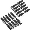 NEEWER Micro Serpente Connettore per Caricabatterie a 3 Pin XLR 20pcs Jack Audio Connettore Microfono con Cavo di Caricabatterie 10 Connettori Maschio e 10 Femmine in Lega di Zinco